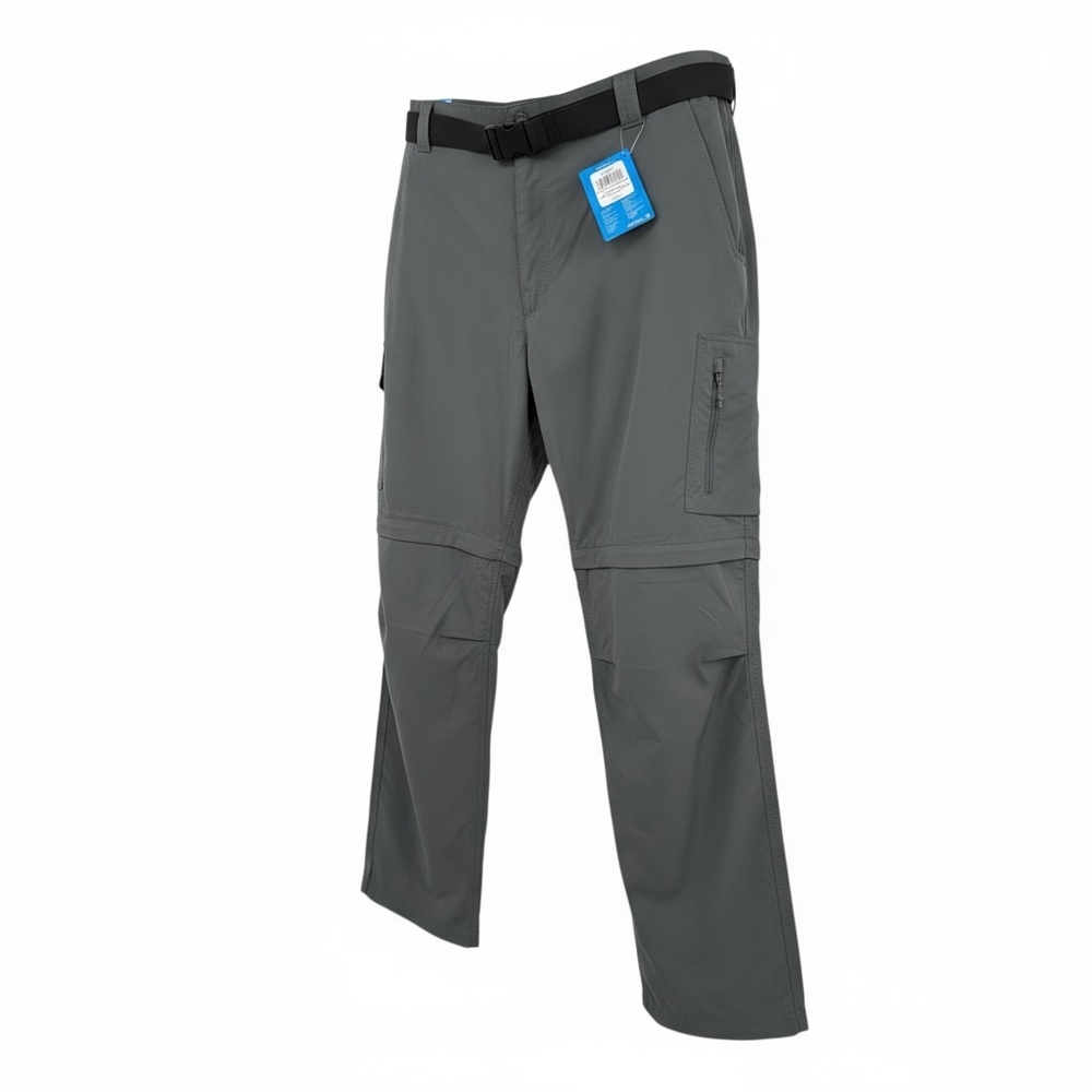 Columbia Mens Size 48X32 Silver Ridge Utility Convertible gray Pants NWT